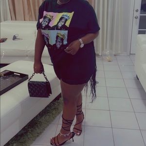 Black Strapped Heels